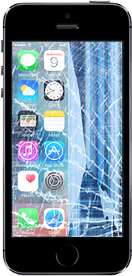Screen Repair Iphone 5s - Eiger Glass Tempered Glass Screen Protector For Apple (400x400), Png Download