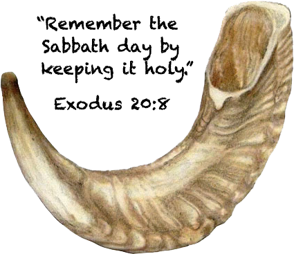 Shofar And Scriptures - Notes From The South Bay (448x393), Png Download