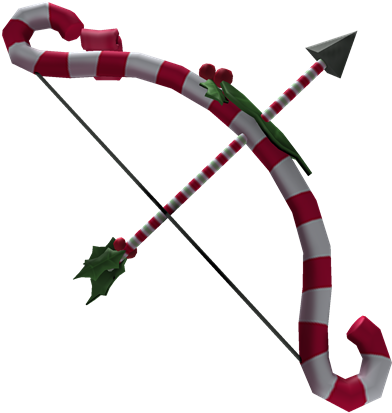 Candy Cane Bow - Arrow (420x420), Png Download