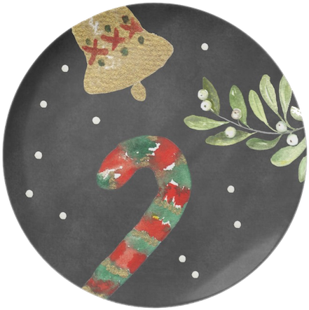Christmas Entertaining Dinnerware Toys - Mustache And Mistletoe Christmas Mustache You A Question (500x480), Png Download