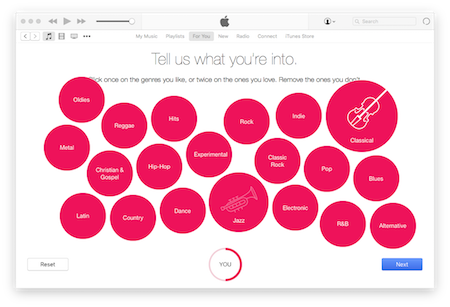 Choosing Genres In Apple Music - Choosing Genres Apple Music (450x307), Png Download