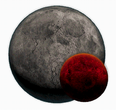 Valmar's Moon - Moon (469x442), Png Download