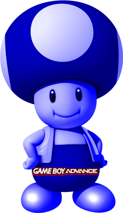 Game Boy Advance Toad - Wii U Toad Fantendo (585x721), Png Download