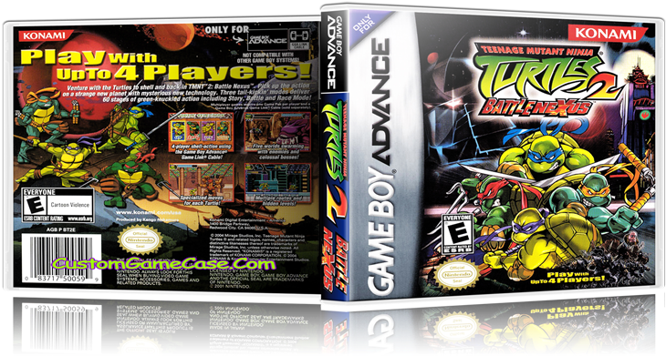 Teenage Mutant Ninja Turtles 2 Battle Nexus - Teenage Mutant Ninja Turtles 2 Nintendo Game Boy Advance (800x400), Png Download