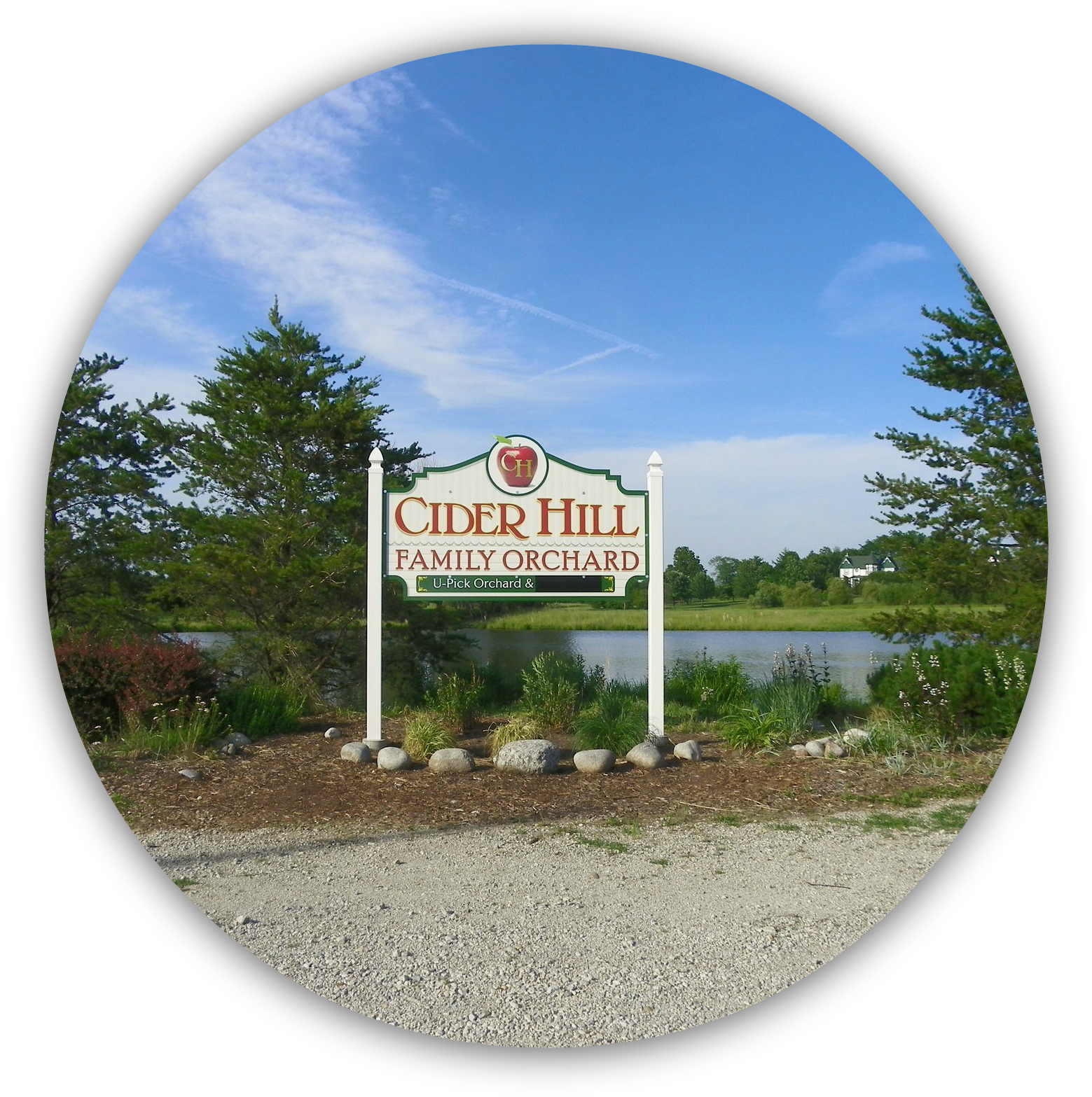 Welcome Sign - Cider Hill Family Orchard (1561x1577), Png Download