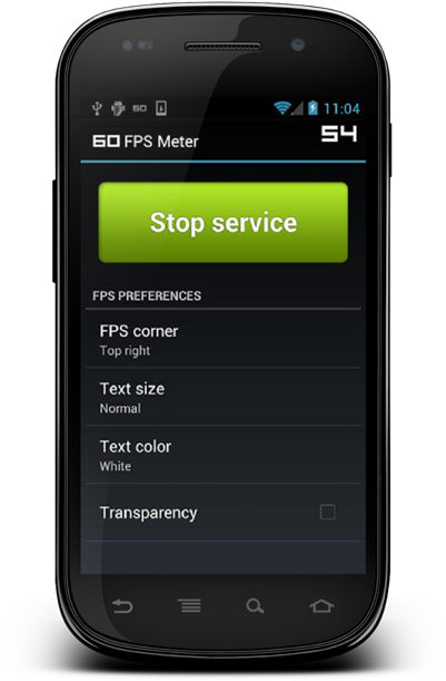 Fps Meter Also Has A Very Simplistic And Self-explanatory - Smartphone (400x699), Png Download