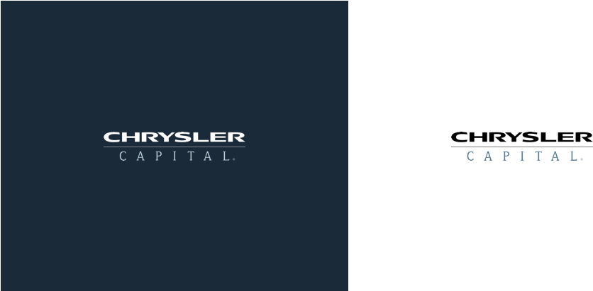 For Displaying The Logo On Web, I Chose A Complimentary - Chrysler Capital Logo (980x410), Png Download