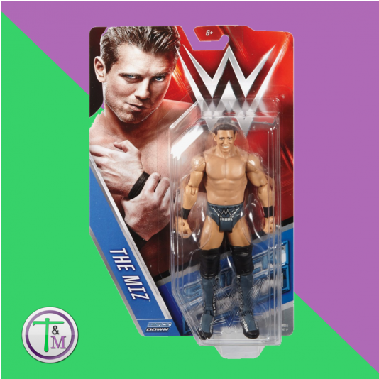 Mattel Wwe Basic The Miz Figure (533x800), Png Download