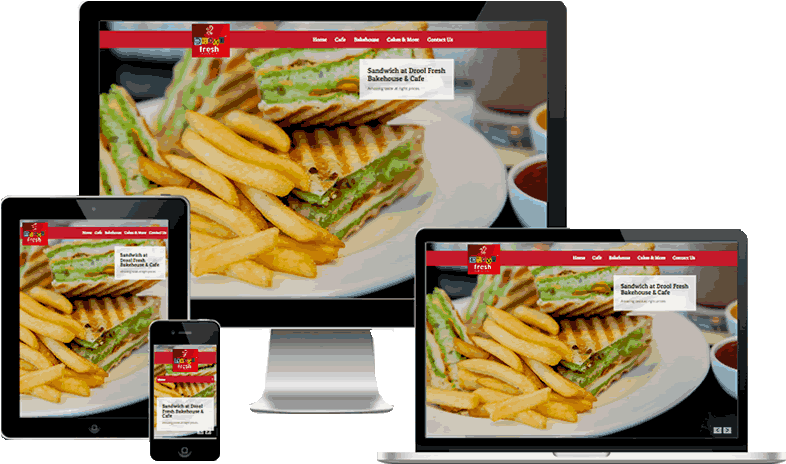 Drool Fresh Restaurant Dwarka Website Design - Restaurant (800x600), Png Download