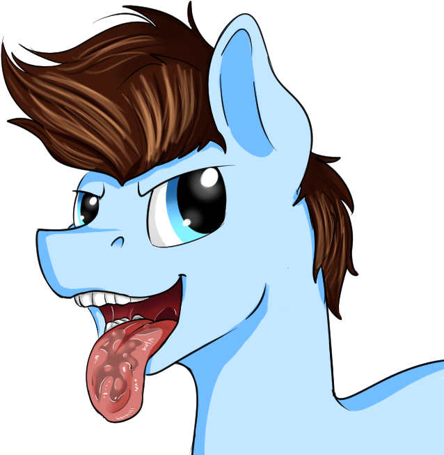 Swiftsketchpone, Bust, Drool, Mawshot, Oc, Oc Only, - Cartoon (699x678), Png Download