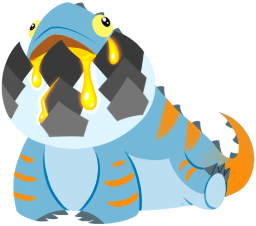 Inktober - Drool (500x441), Png Download