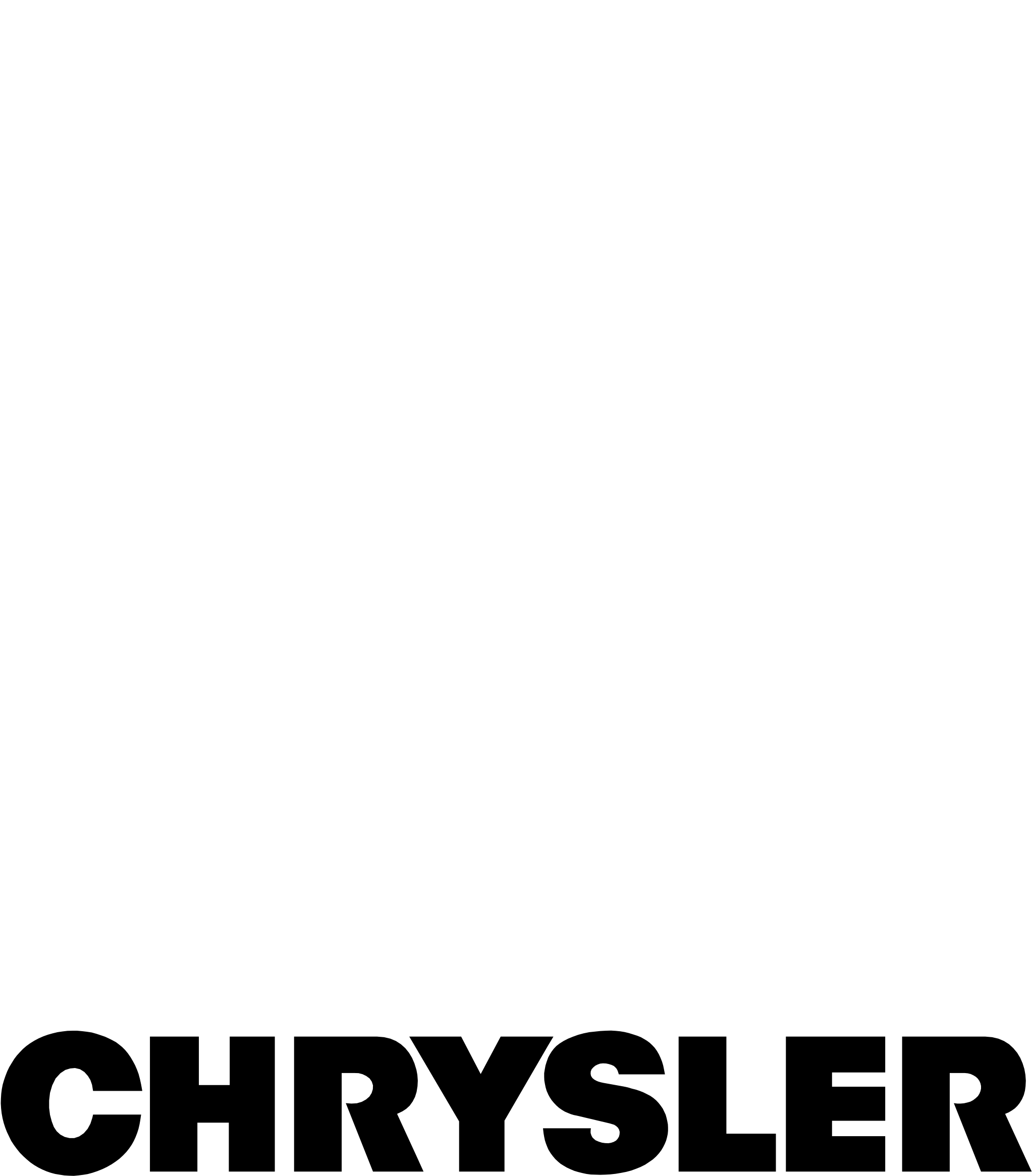 Chrysler Logo Black And White - Chrysler Logo Png (2400x2400), Png Download