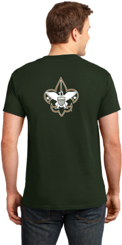 Cub Scout Pack - Gildan Heather Navy Shirt (403x480), Png Download