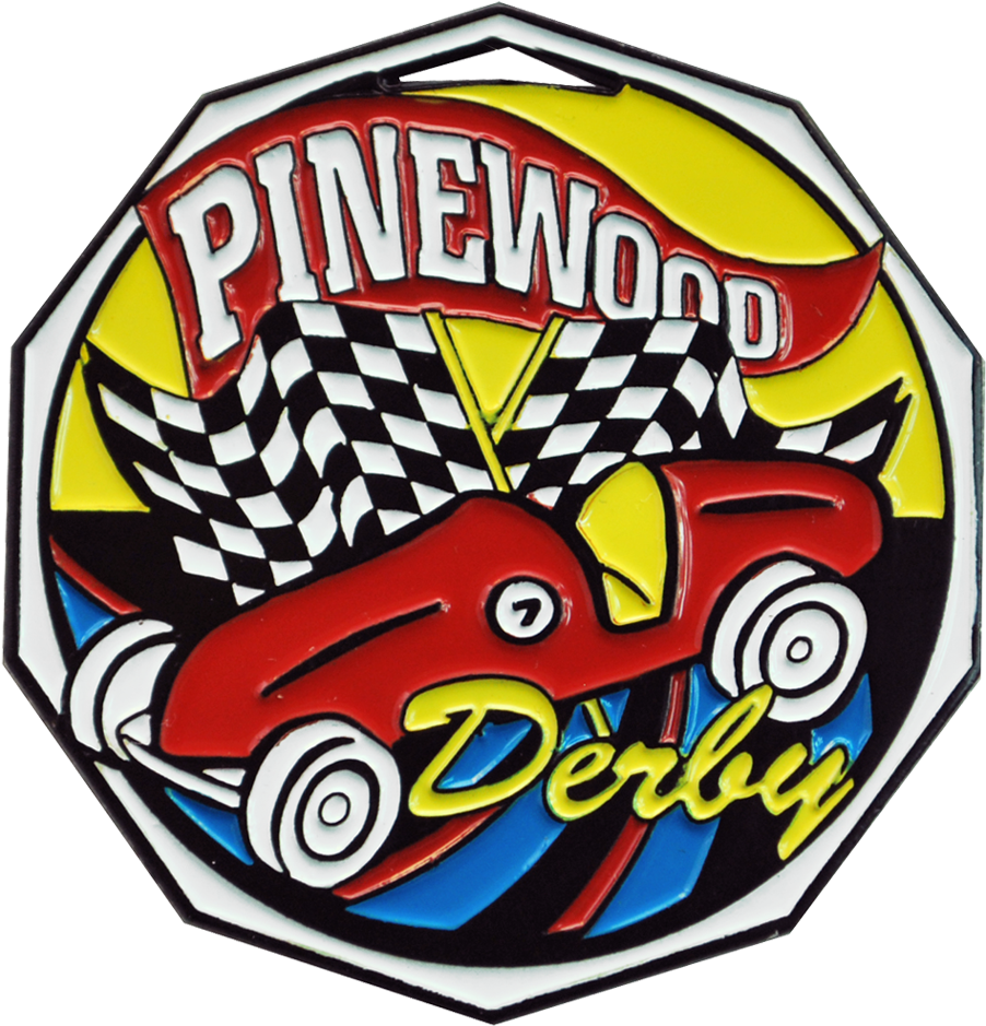 We Will Be Closed This Saturday, 2/10/2018 Due To A - Pinewood Derby Color Enamel Decagon Medal (902x984), Png Download