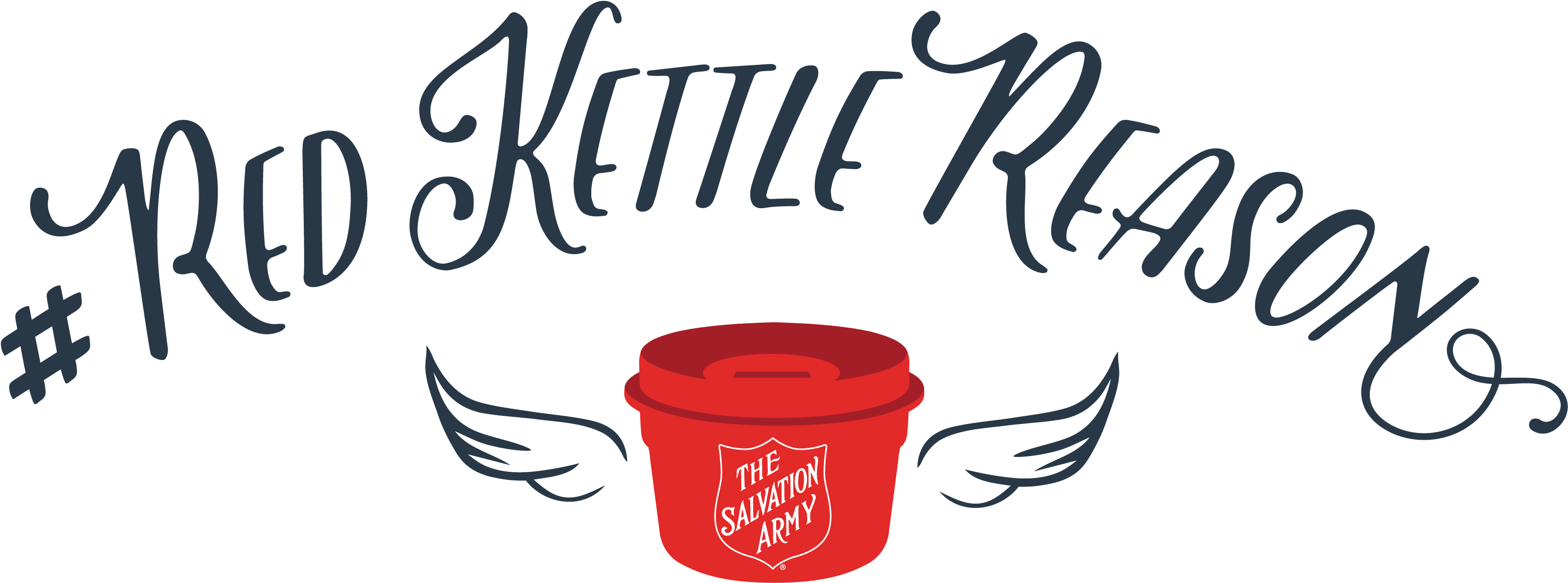Redkettlereason 2015-01 - Red Kettle Salvation Army (3338x1322), Png Download