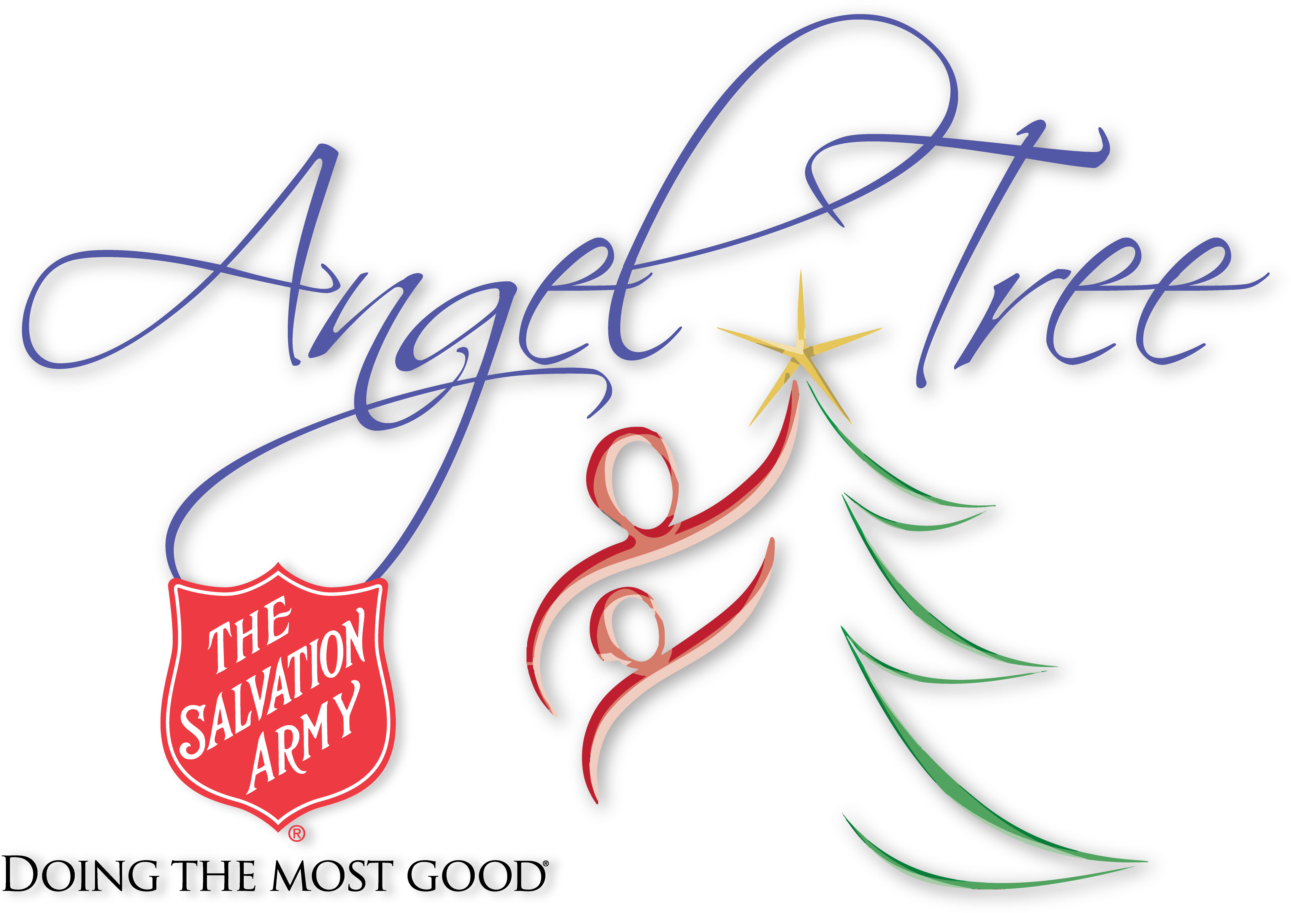 Salvation Army Of Huntsville Al About The Program - Host An Angel Tree (4399x3117), Png Download
