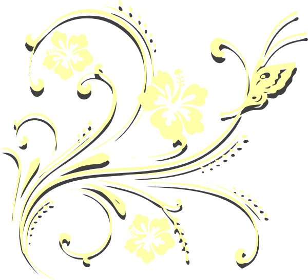 How To Set Use Butterfly Scroll Clipart (600x547), Png Download