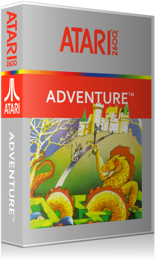 Adventure Atari 2600 Game Cover To Fit A Ugc Style - Atari Adventure Poster (800x900), Png Download