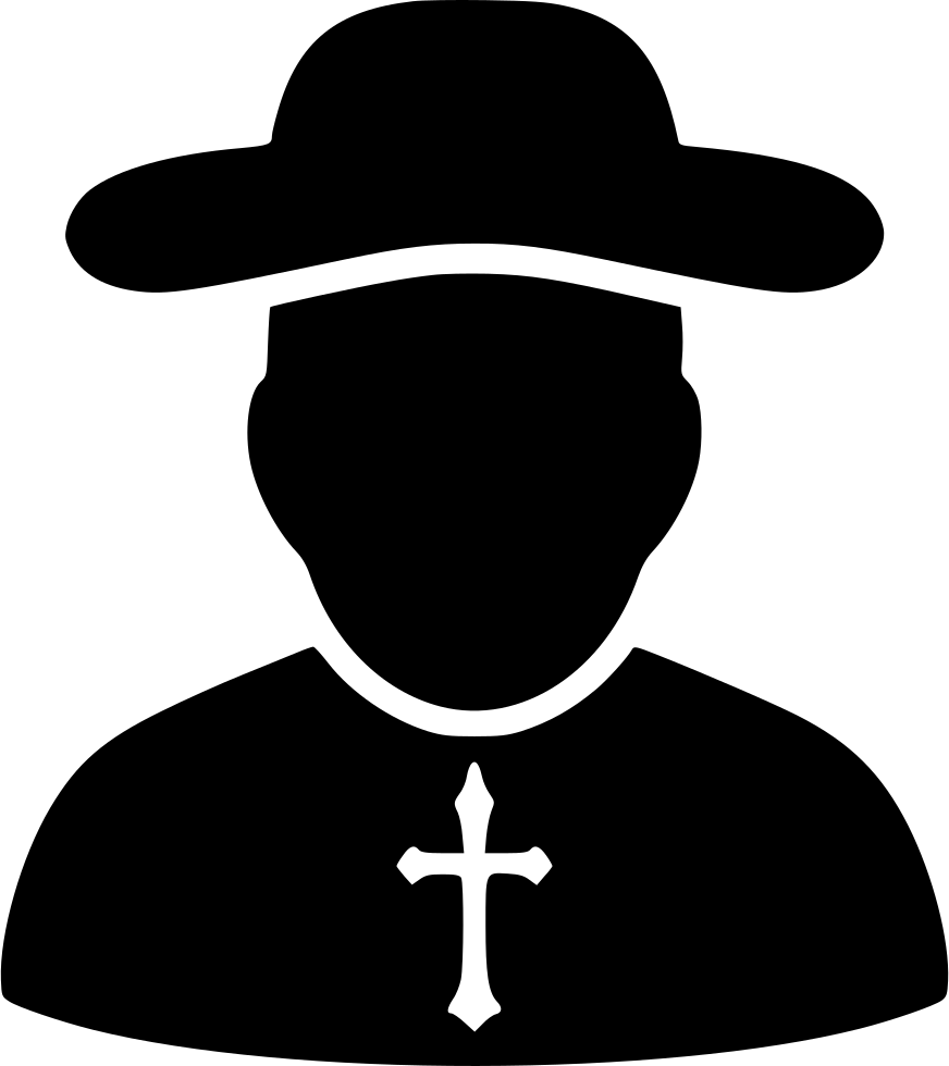 Png File - Priest Icon Png (872x980), Png Download