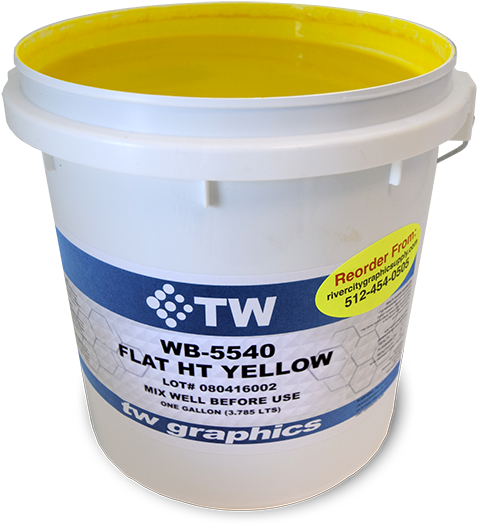 Tw 5540 Flat Halftone Yellow Water Based Poster Ink - Plastic (600x600), Png Download
