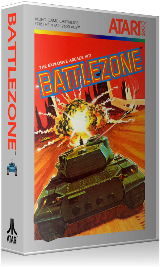 Battlezone Atari 2600 Game Cover To Fit A Ugc Style - Battlezone - Atari 2600 Game (800x900), Png Download