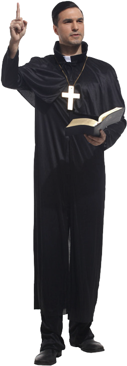 Buy Halloween Masquerade Theatrical Performances Of - Priest Clothing (800x800), Png Download