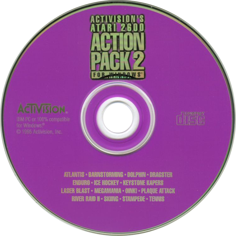 Activision's Atari 2600 Action Pack 2 - Cd (800x800), Png Download