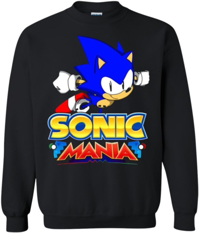 Classic Toei Sonic Mania G180 Gildan Crewneck Pullover - Official Sonic Mania T-shirt Mugs (480x480), Png Download