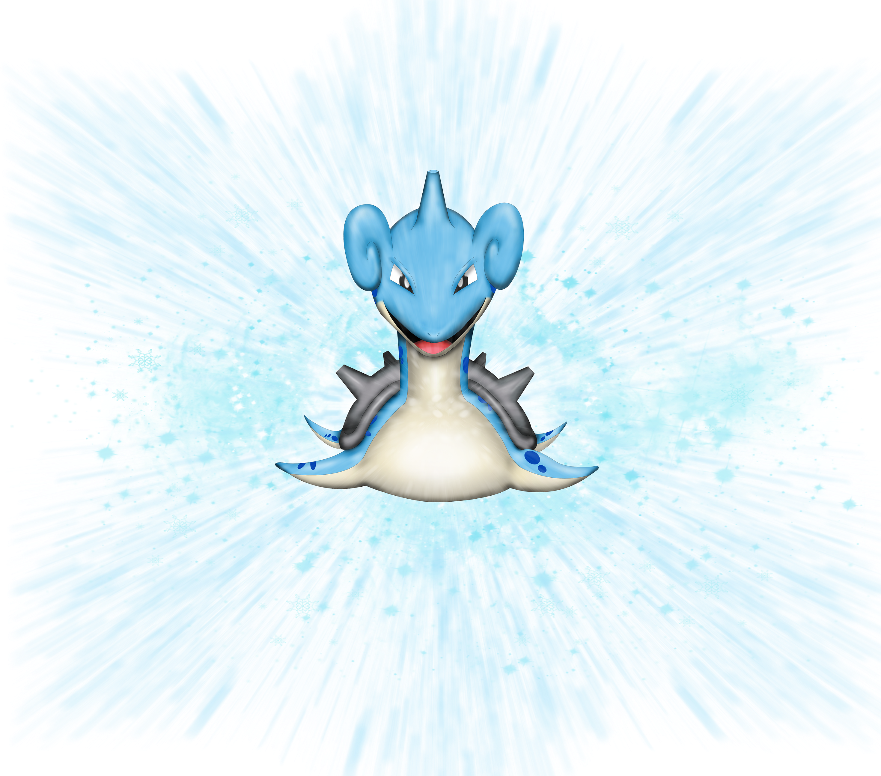 Lapras Used Blizzard By Chronoredfield (3000x2587), Png Download