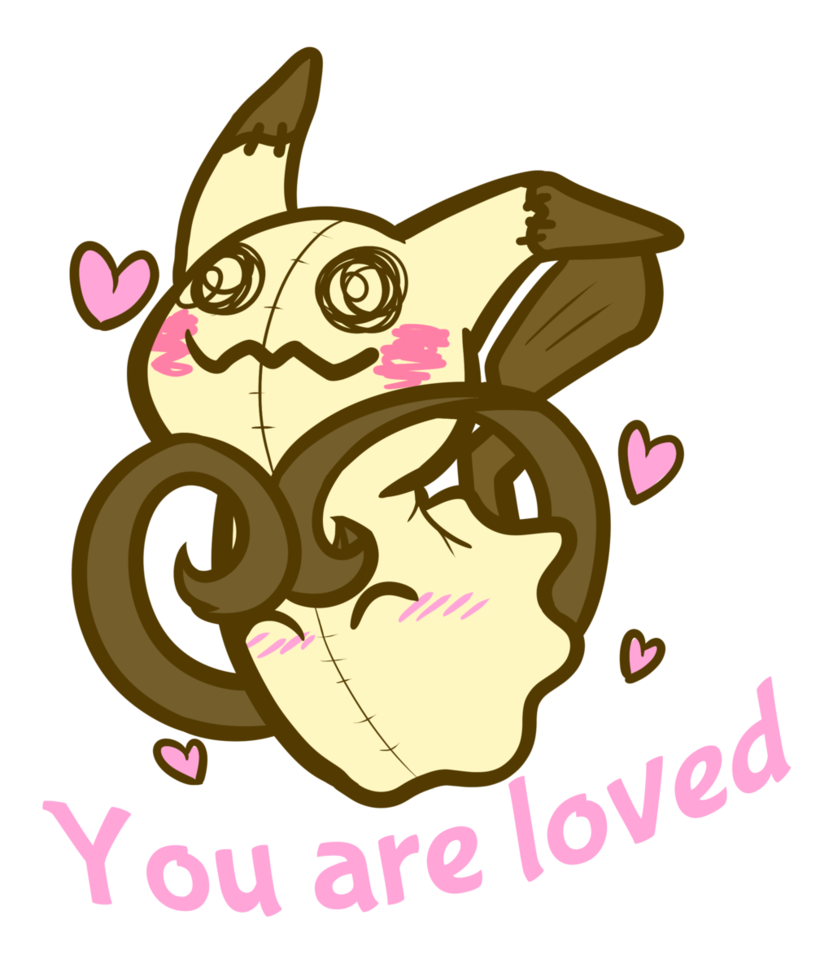 Mimikyu Sticker By Refroste On Deviantart - Mimikyu Cute (833x959), Png Download