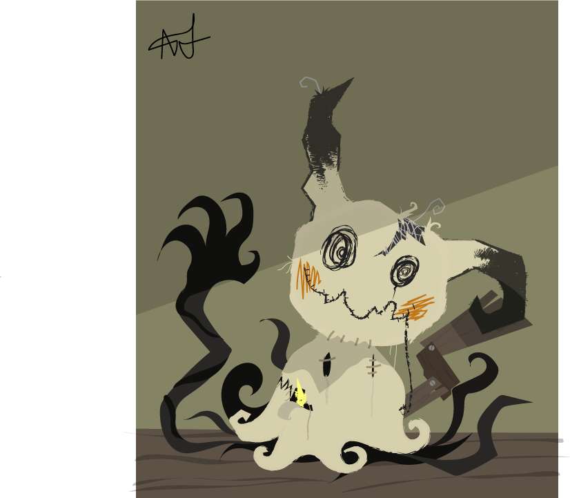 Mimikyu - Cat Mimikyu (826x721), Png Download