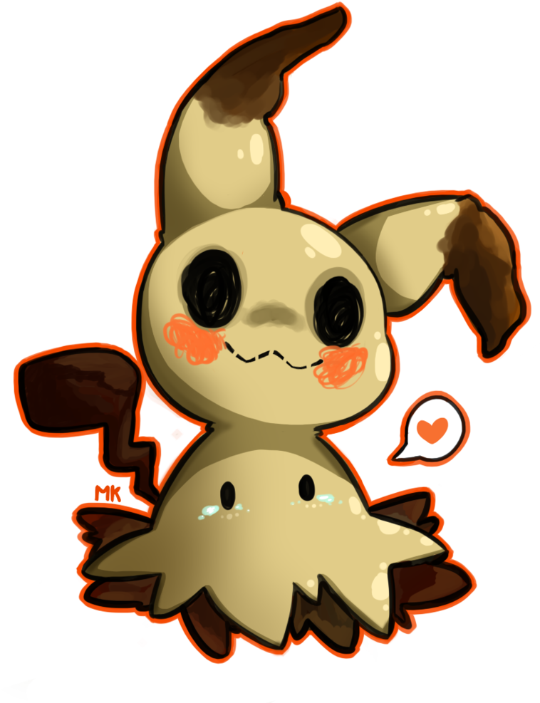 Mimikyu By Misskiwiart I Got This - Anime (786x1017), Png Download