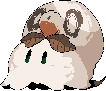 10kib, 376x339, Mimirowlet - Pokémon (376x339), Png Download