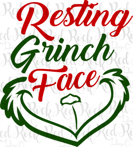 Resting Grinch Face - Cookie Remix: An Incredible Collection Of Treats Inspired (435x480), Png Download