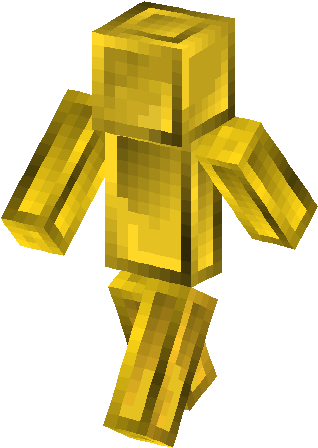 Minecraft Gold Block Skin - Free Transparent PNG Download - PNGkey