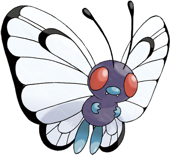 View Butterfree , - Bug Pokemon (350x350), Png Download