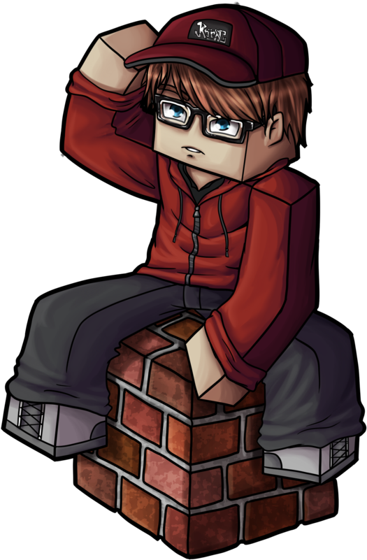 Drawn Minecraft Avatar - Avatar Cartoon Minecraft Png (900x900), Png Download