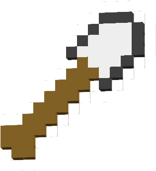 Minecraft Gold Sword Related Keywords - Minecraft Golden Shovel (357x370), Png Download