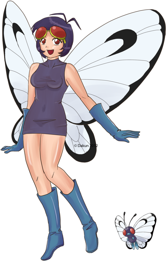 Zoom - Pokemon Butterfree (739x1080), Png Download