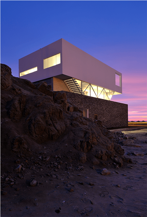 A055 House In Las Palmeras Beach - Brutalist Architecture (1300x750), Png Download
