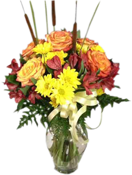 Cattails In Fall - Bouquet (600x600), Png Download