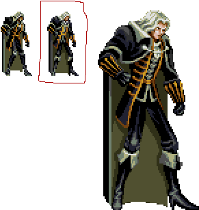 Download New Alucard Castlevania Symphony Of The Night Sprites Png Image Wi...
