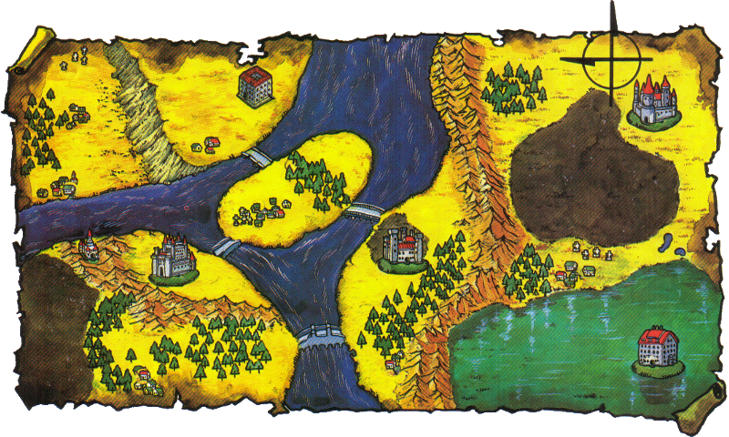 Castlevania Sq World-map - Castlevania Simón Quest Walkthrough (800x480), Png Download