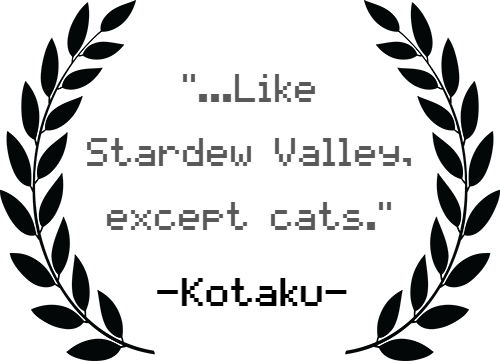 Cattails Is A Unique Animal Simulation Rpg Made By - Leaves Around Logo Png (500x361), Png Download