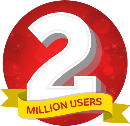 Airtel 2 Million Broadband Subscribers - Airtel Offering Free Data To Celebrate 2 Million Home (439x432), Png Download