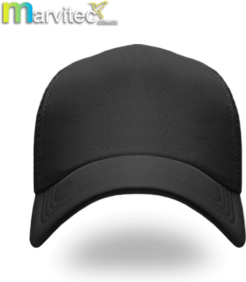 Gorra Negra Png - Gorra Negra Con Malla (1000x1000), Png Download