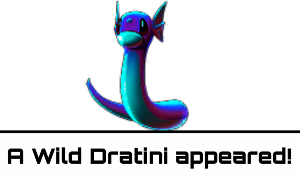 Pokemon Dratini Freeto - Dratini (1024x1024), Png Download