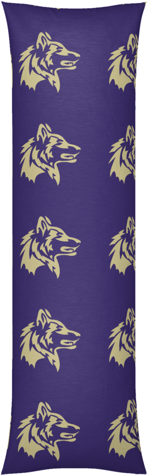 Husky Body Pillow Case - Gold (1024x1024), Png Download