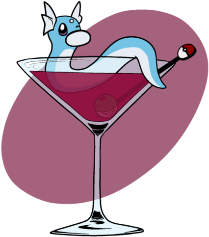 Dratini Martini I Drew For @kundroid - Clip Art (500x500), Png Download