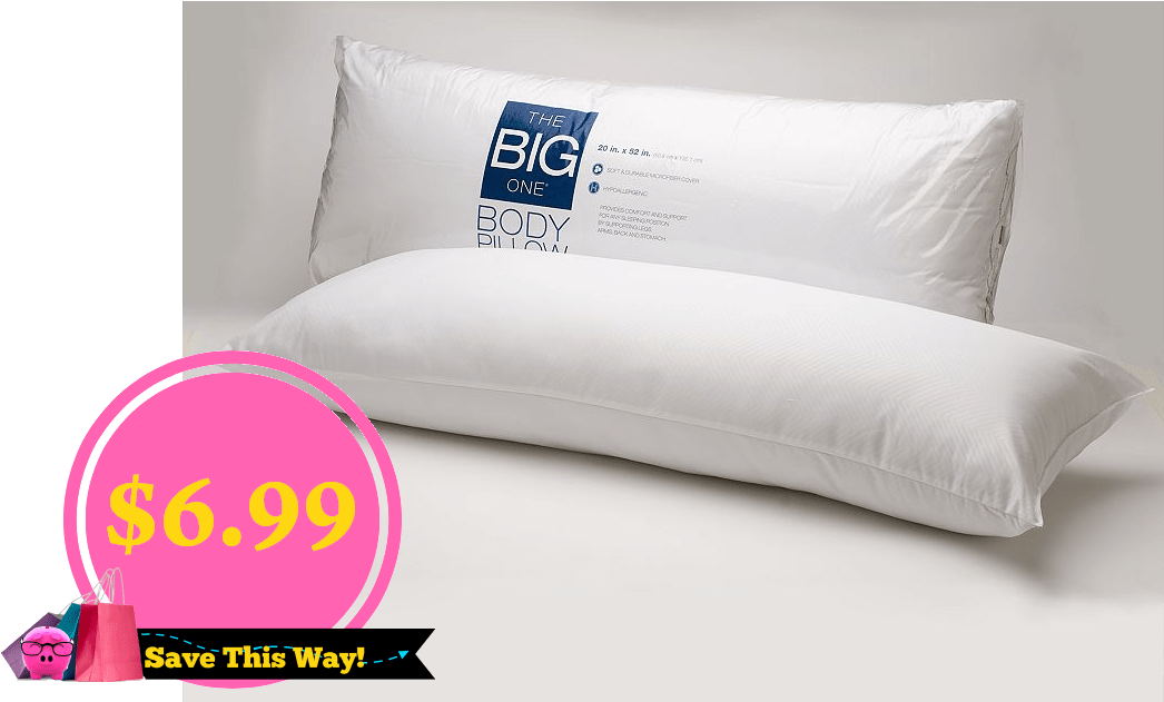 *hot* Kohl's The Big One Body Pillows Only $6 - Poco (1200x630), Png Download